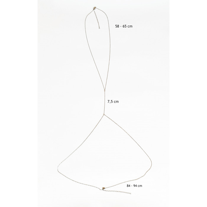 Guličková retiazka na telo