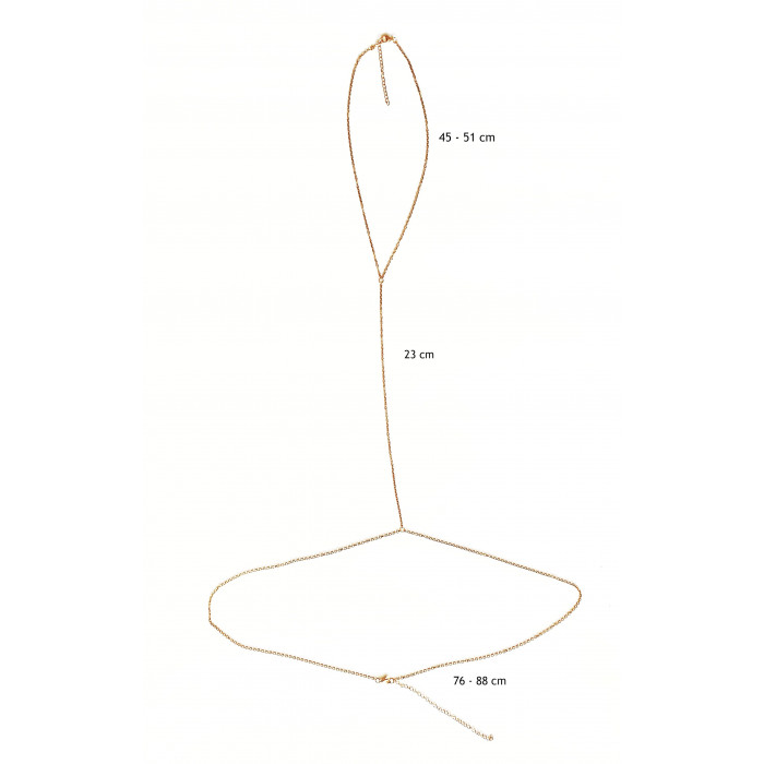 Guličková retiazka na telo