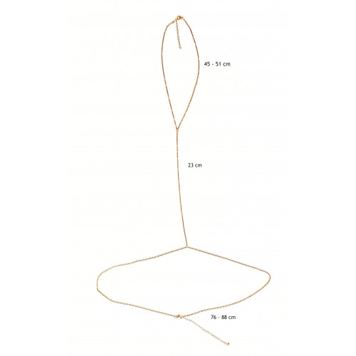 Guličková retiazka na telo