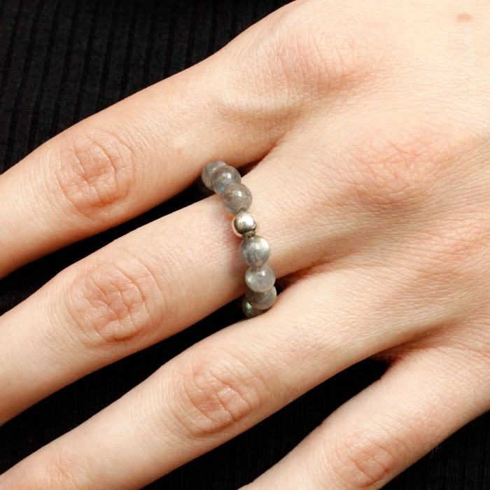 Prsteň Labradorit (50,54)