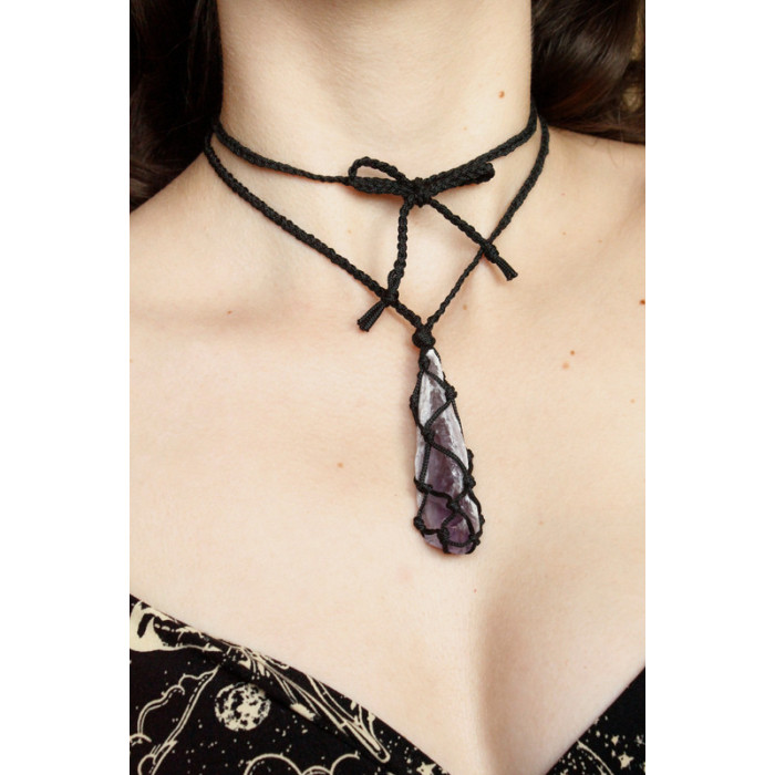 Ametyst a šnúrke | Denael | Kamienok