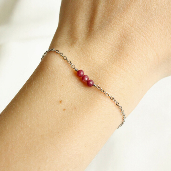 Náramok z chirurgickej ocele s Turmalínom | Denael | Kamienok