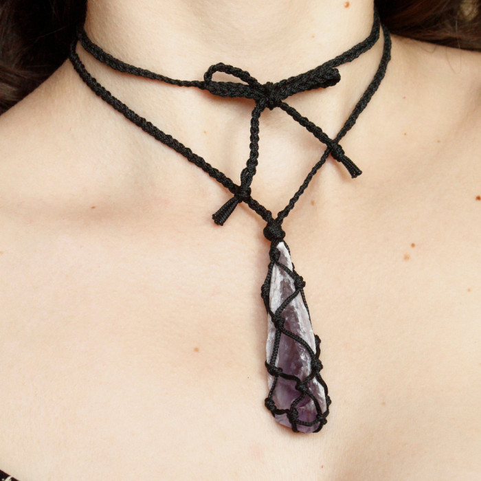 Ametyst a šnúrke | Denael | Kamienok